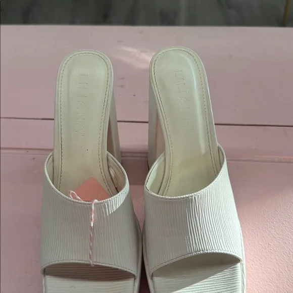 Liliana Cream Platform Heels - Picture 2 of 4